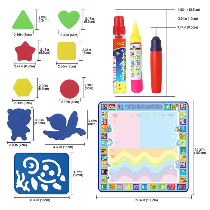 TOKOMOM™ Cool play Magic Water Drawing Mat