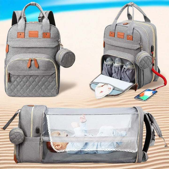 TOKOMOM™ Backpack Bag with Changing Bed   