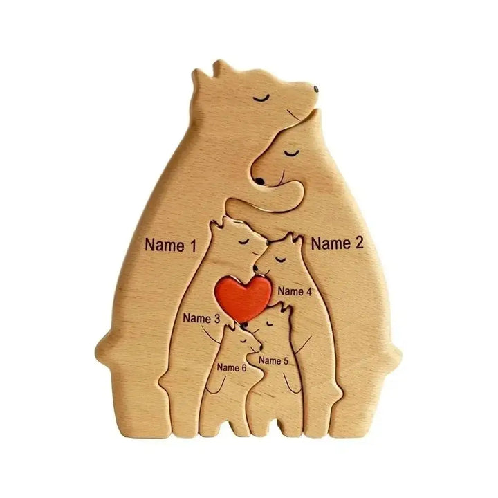 Family Wooden Personalized Puzzle