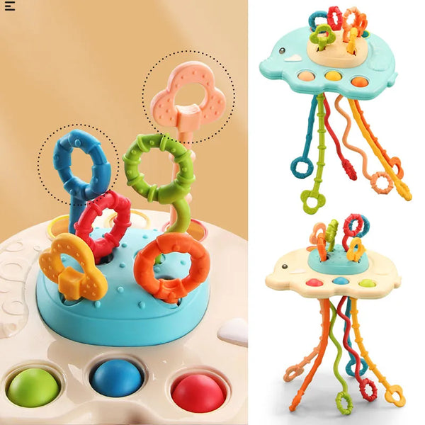 TOKOMOM™ 3 In 1 Develop Teething Montessori Sensory Toys Baby Toy 