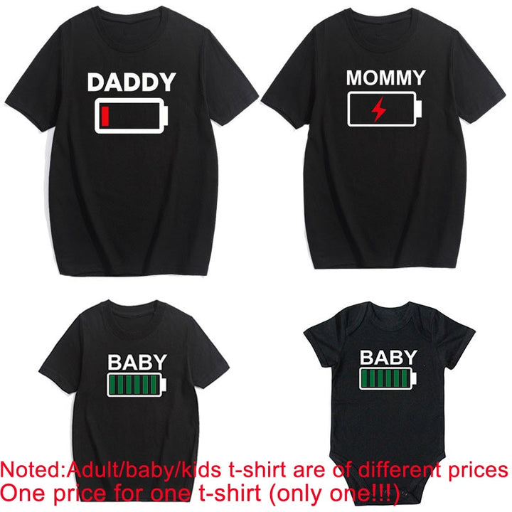 TOKOMOM™ Family Matching Clothes Look Daddy Mom Boy Girl T-shirt 1pc