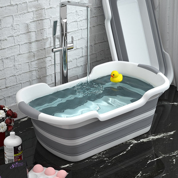 Silicone Foldable Baby Bathtub