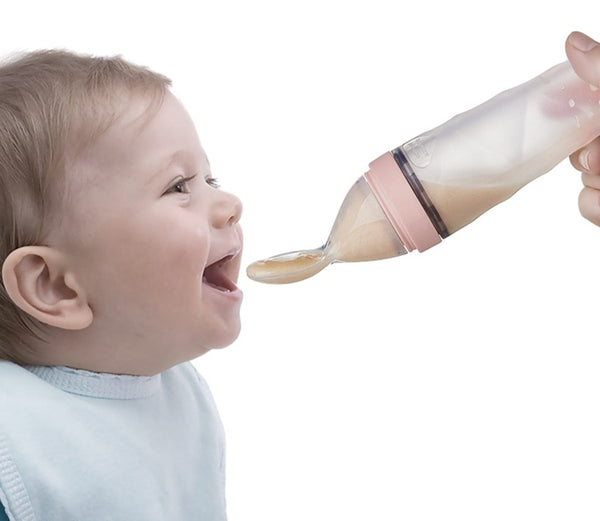  TOKOMOM™ Silicone Baby Squeezing Feeding Spoon Infant 